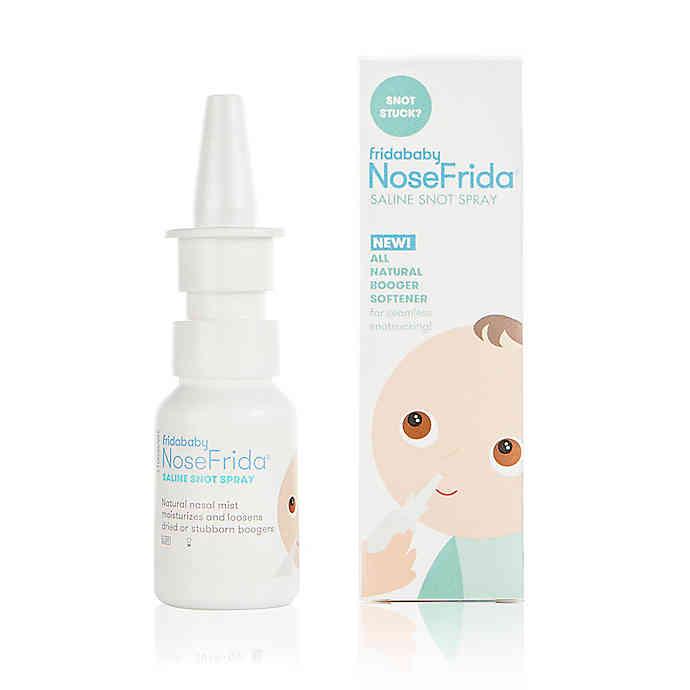 Frida Baby NoseFrida Saline Nasal Spray with Sinus Rinse Solution for Kids  Decongestion and Cold Relief, Medicine Alternative, 3.4 fl oz 