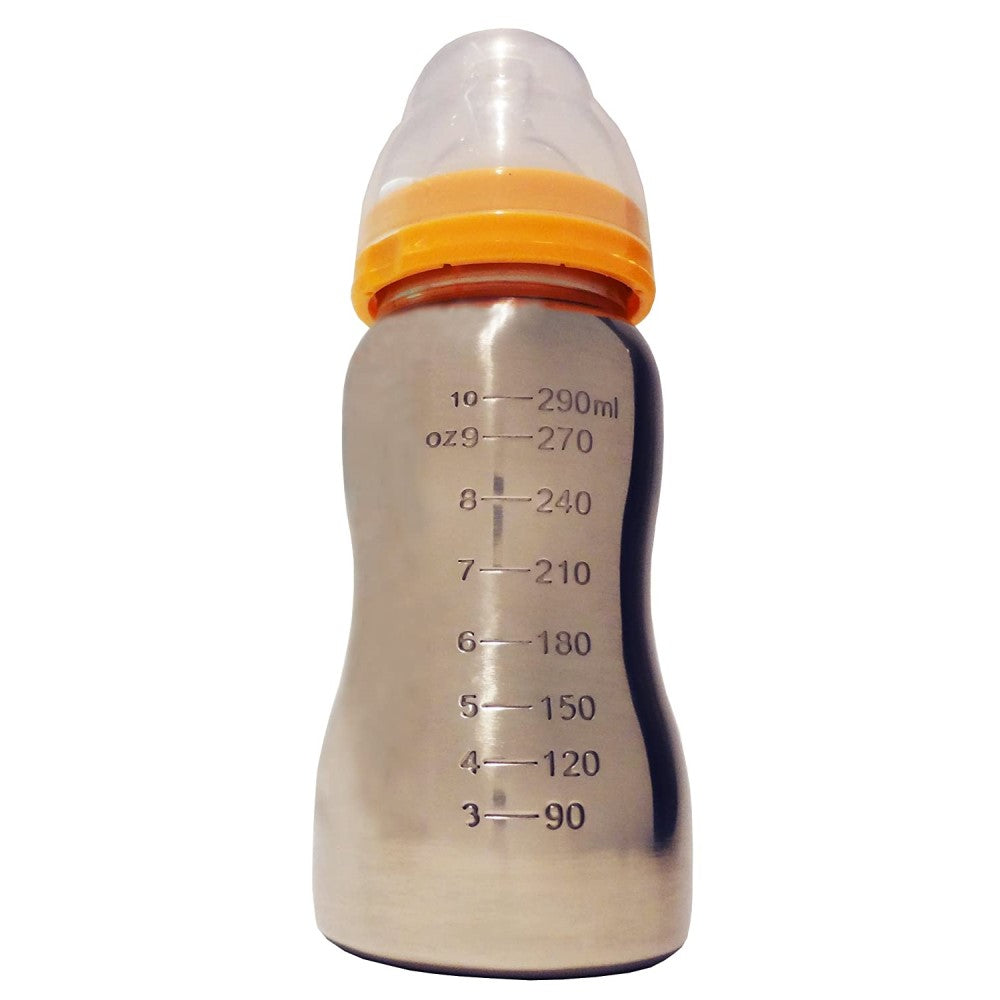 World's first stainless steel baby bottles – safe, strong and