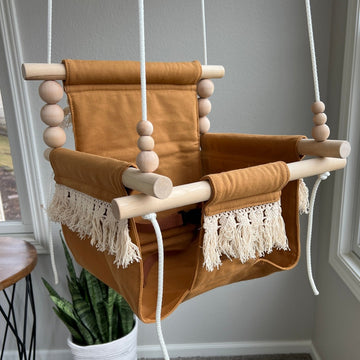 Indoor Baby/Child Swing - Nutmeg Boho