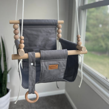 Indoor Baby/Child Swing - Gray
