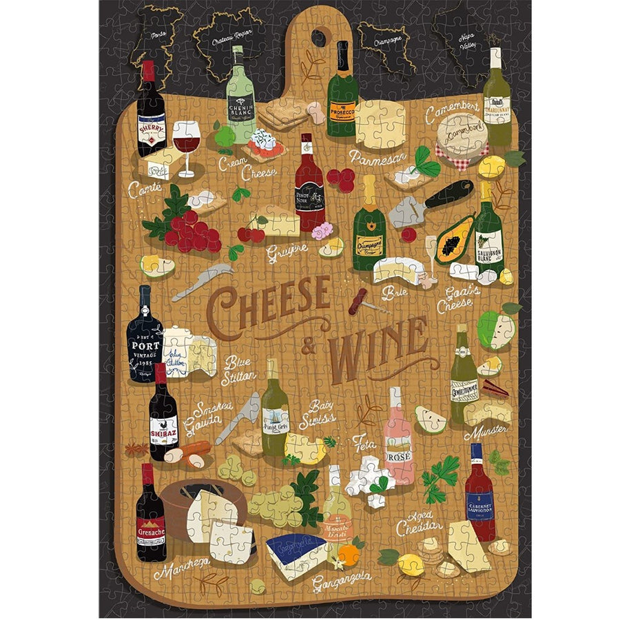 500 Piece Ridley's Jigsaw Puzzle - Cheese & Wine – Natural Resources:  Pregnancy + Parenting